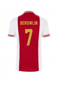 Fotbalové Dres Ajax Steven Bergwijn #7 Domácí Oblečení 2022-23 Krátký Rukáv